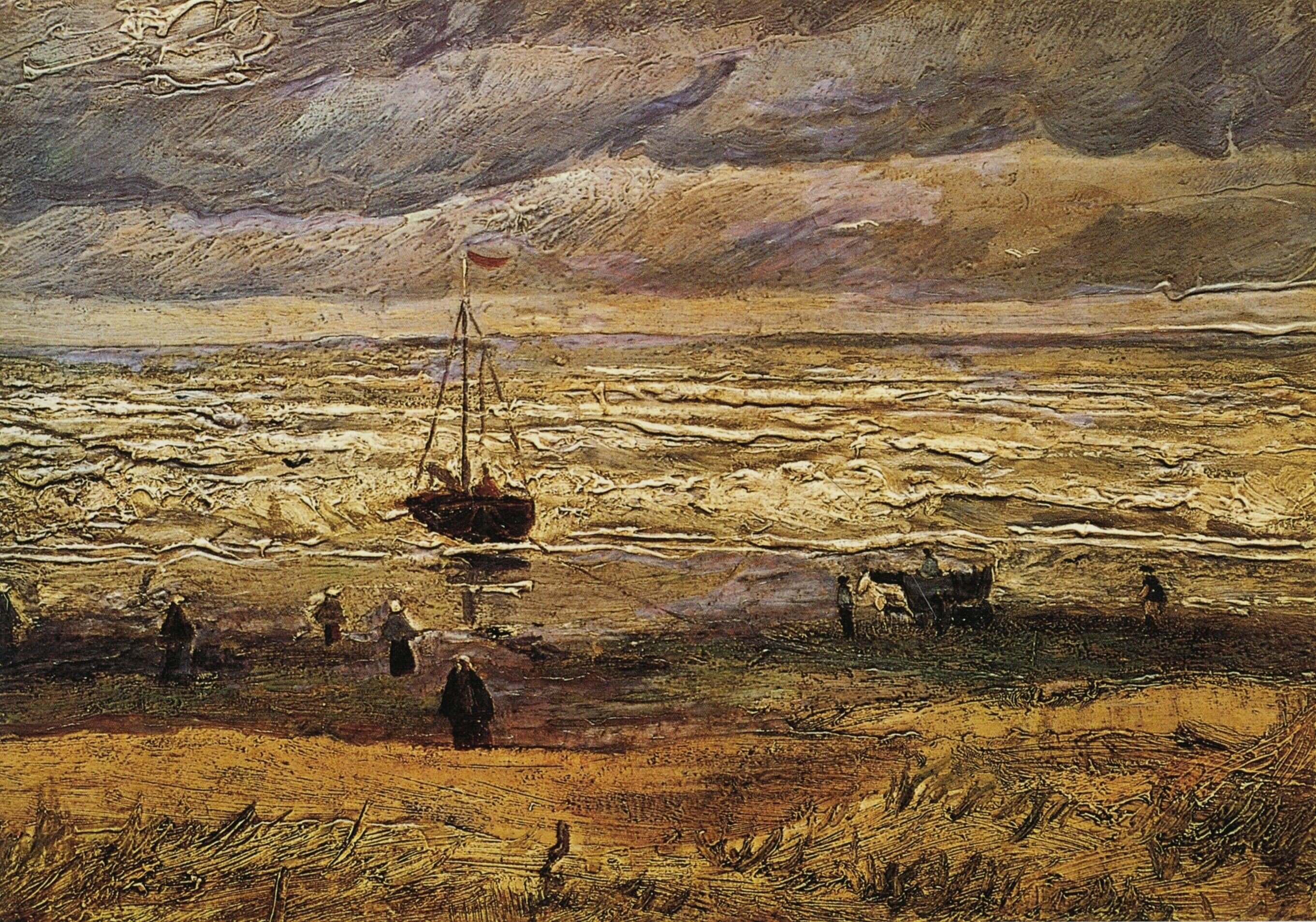  Ван Гог Вид на море в Схевенингене 1882г 
